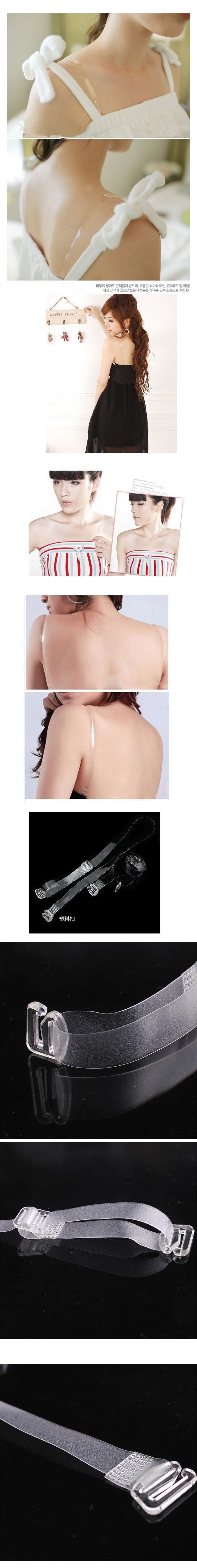 Bretelles pour lingerie sangles transparentes - Ref 804937 Image 30