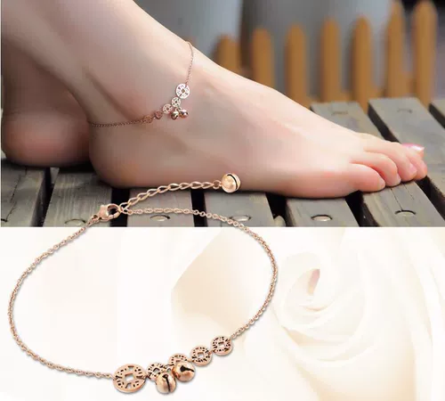 Модный медный колокольчик из нержавеющей стали, золотой многослойный оберег на день рождения, Южная Корея, на удачу, 18 карат, розовое золото