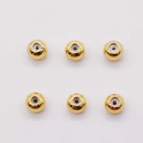 Силиконовые глянцевые бусины, силиконовая цепочка, 14 карат