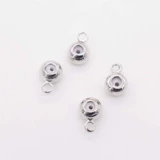 14 -тысячный золотой ремень кремния позиционирование жемчужина 4 мм цепи, регулирующие бусины, закрыто световые кольцевые световые кремниевые желе, шарики DIY