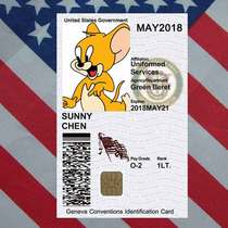 Personalized customized entertainment card American Green Beret Special Forces second generation COS anime version