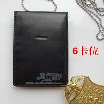 American badge Bead chain drivers license Driving license certificate holder Refueling card Drivers license wallet(without badge)