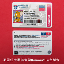 Personalized customized entertainment props Newcastle University Newcastle film and television COS animation custom card