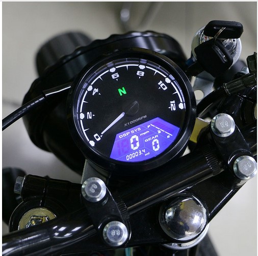 Locomotive retro modified CG125 odometer speed oil meter Baboon LCD led instrument Ranger retro modified