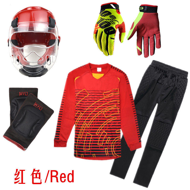 Field hockey goalkeeper clothing dryland hockey goalkeeper protective gear gloves amateur goalkeeper suit