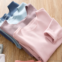 Childrens incognito underwear set Baby De velvet warm winter men and women feel free to cut velvet autumn clothes autumn pants self-heating