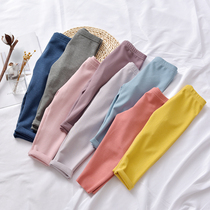 Childrens velvet leggings incognito heating warm pants for men and women baby plus velvet leggings Autumn pants Small medium and large children