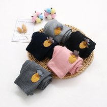 Girl Beats Bottom Pants Spring Autumn 2022 New Female Baby Spring Dress Mid-Child Pure Cotton Sashimi Pants Stretch Casual Casual