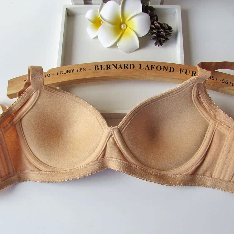 Yingying 330 không có vòng thép bền cốc mỏng thu thập thoải mái kiểu dáng ba hàng cotton rộng rãi bên quần lót nữ mịn màng áo bra 2 dây