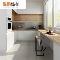 Simple modern antique matte pure gray tile 300x600x600 kitchen bathroom restaurant Non-slip wear-resistant floor tiles