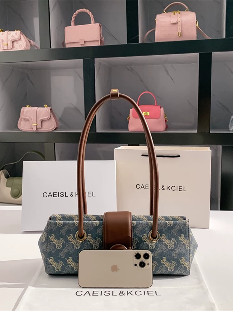 CAEISL&KCIEL Маленькая дизайнерская сумка подмышкой через плечо сумка через плечо однотонная коллекция 2022