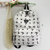 Белый принт по всей поверхности