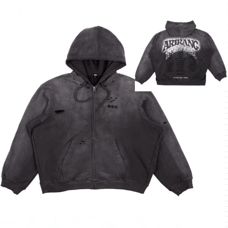 Arirang World Tour Trendy Clothing Bts Black Vintage Hoodie Arirang World Tour Trendy Clothing Bts Black Vintage Hoodie