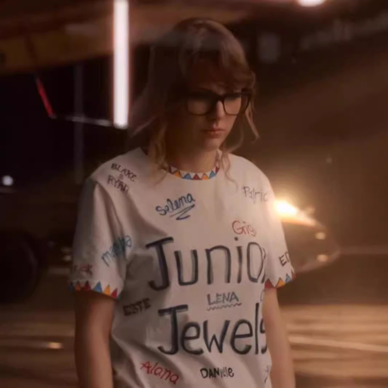 Juniorjewels Taylor Swift Youbelongwithmemv Same Style Support T-Shirt Women's Taylor Clothing