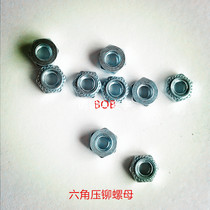Model BOB Hexagonal rivet nut environmental protection galvanized large quantity favorably (100 pieces)