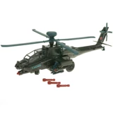 Вертолет, модель со светомузыкой, реалистичный самолет, масштаб 1:64