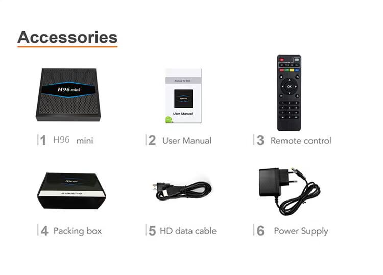 bộ phát wifi 4g cắm điện Hộp set-top mạng Android H96 Trình phát video lõi tứ S905W lõi tứ bộ phát wifi di động