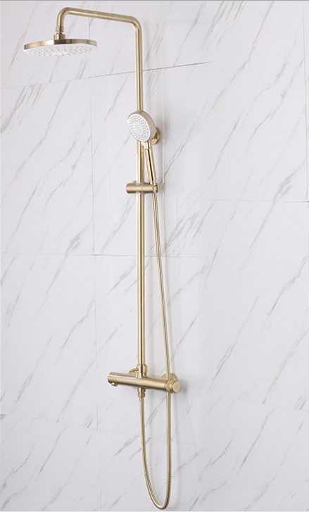 Nordic Imported RAL Winner Green Drawing Art Nordic Style Tropical Rainforest Shower Kit