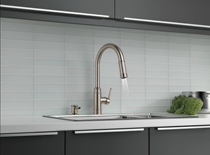 DELTA Deya Kessidi Series Touch Pull-out Kitchen Faucet 19935T-SSD-DST