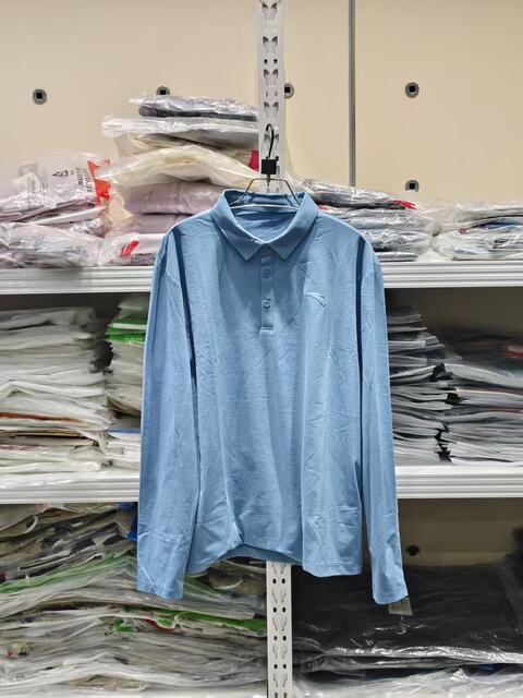 Anta 24 Autumn/Winter Long Sleeve Polo Shirt for Men 2024 Autumn New Style Turn-Down Collar Knitted Sports Top 452430218