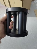 Astronomical telescope equatorial mount heightening section adapter plate extension column