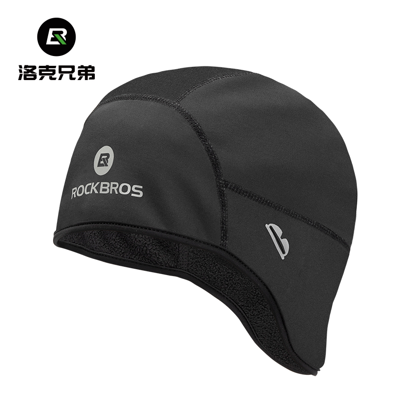 Rock Brothers riding cap warm ear protection headgear outdoor sports windproof cold fleece bicycle hat winter