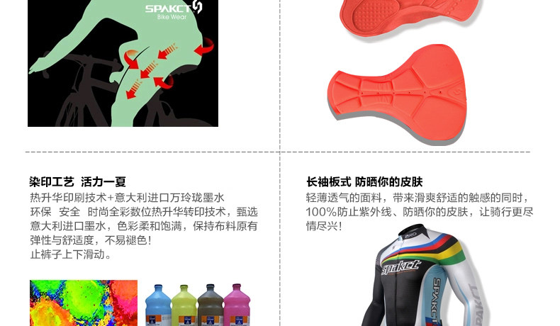 Tenue de cyclisme homme SPAKCT - Ref 2213799 Image 14