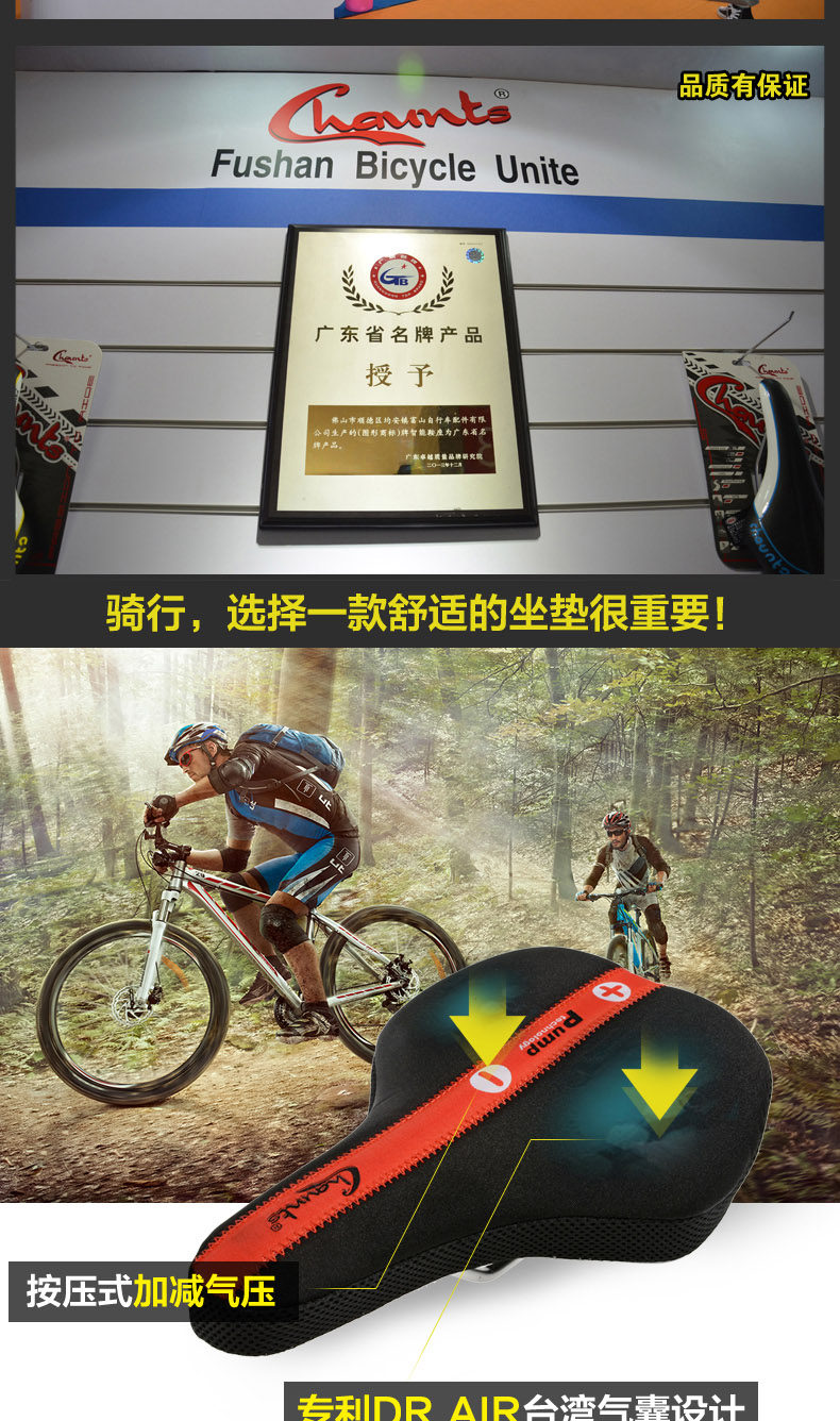 Selle de vélo Mountain Bike CHAUNTS - Ref 2346973 Image 8