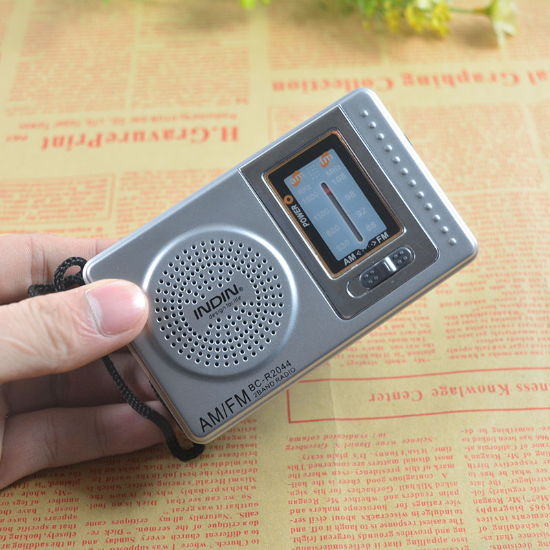 2044 đài phát thanh hai băng di động mới FM Walkman đài phát thanh FM - Máy nghe nhạc mp3 máy nghe nhạc ipod bluetooth