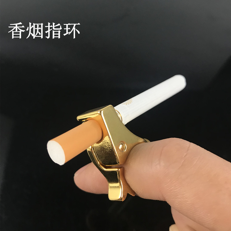 Wang's glory eats chicken game theorizer creative metal zinc alloy anti-scalding anti-finger lavender tobacco finger ring buckle