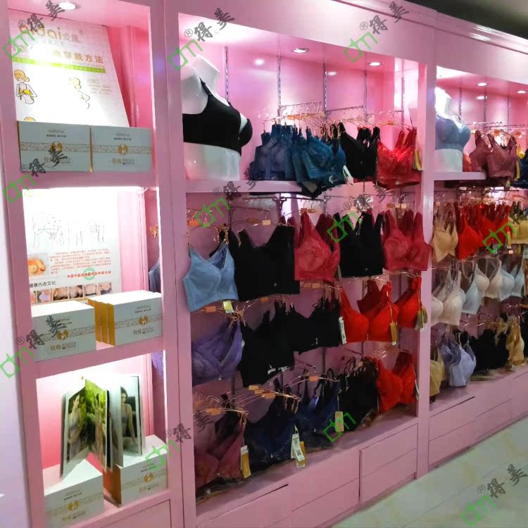 Tủ trưng bày đồ lót Kệ áo ngực Pajama hiển thị đứng đồ lót trưng bày tủ trưng bày Tủ trưng bày
