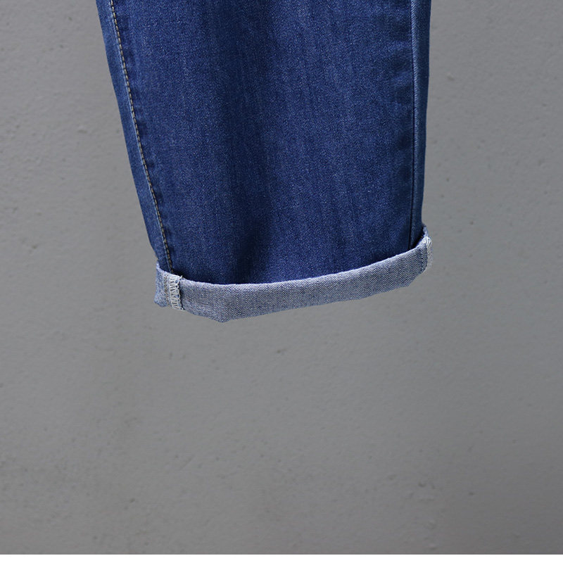 2022 Summer loose and tight skinny jeans for women, European style loose straight-leg pants, trendy and slimming, versatile Harem pants pic 6