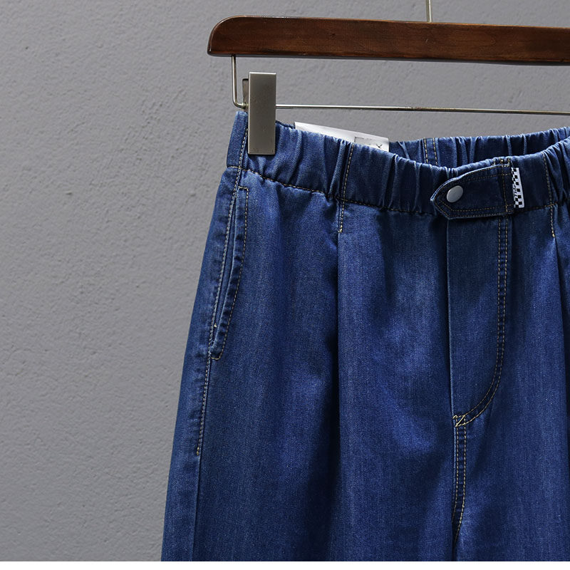 2022 Summer loose and tight skinny jeans for women, European style loose straight-leg pants, trendy and slimming, versatile Harem pants pic 7