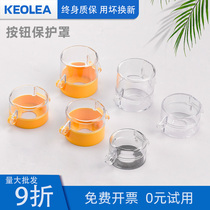 Emergency Button Switch Protection Shield Shield Transparent 16 16 22 25 30 30 Cover Protection Sitting Round Anti-Mistake