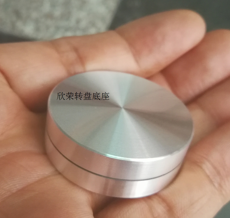Special small miniature aluminum alloy turntable bearing base showing craft gift pendulum decorated turntable palm revolver 38 60MM