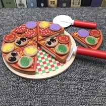 The house cut to see the simulation pizza toys simulation Life Childrens kitchen toys kindergarten area corner New
