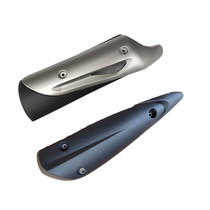 Money Jiang QJ125T-9E-9G-9B-9M Trans Hyatt Pleasant Exhaust Pipe Hood Silencer decorative plate Anti-scalding thermal insulation plate