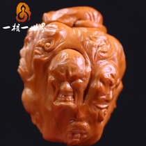 One Nuclear One World Olive Nuclear Sculptures Single Seed Down-devil Bag Canton Work Pure Artisanal