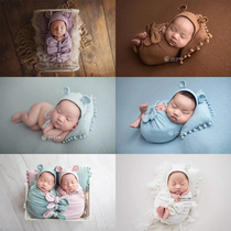 Newborn full moon fancy package photography five-piece hat props background wrap pillow combination multi-color