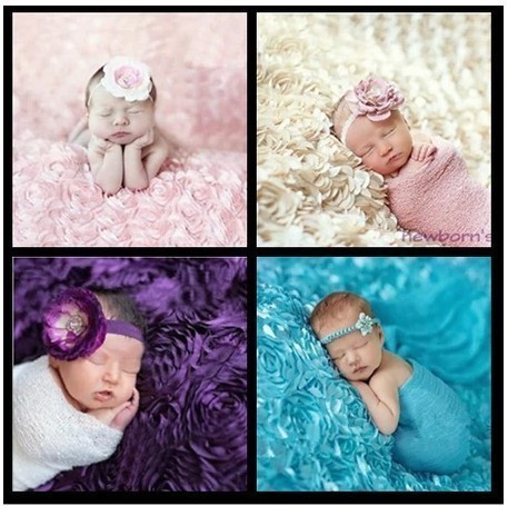 Children Photography Clothing Props Photo Gallery Photo Blankets New Shooting Blankets Baby Photographic Rose Blankets