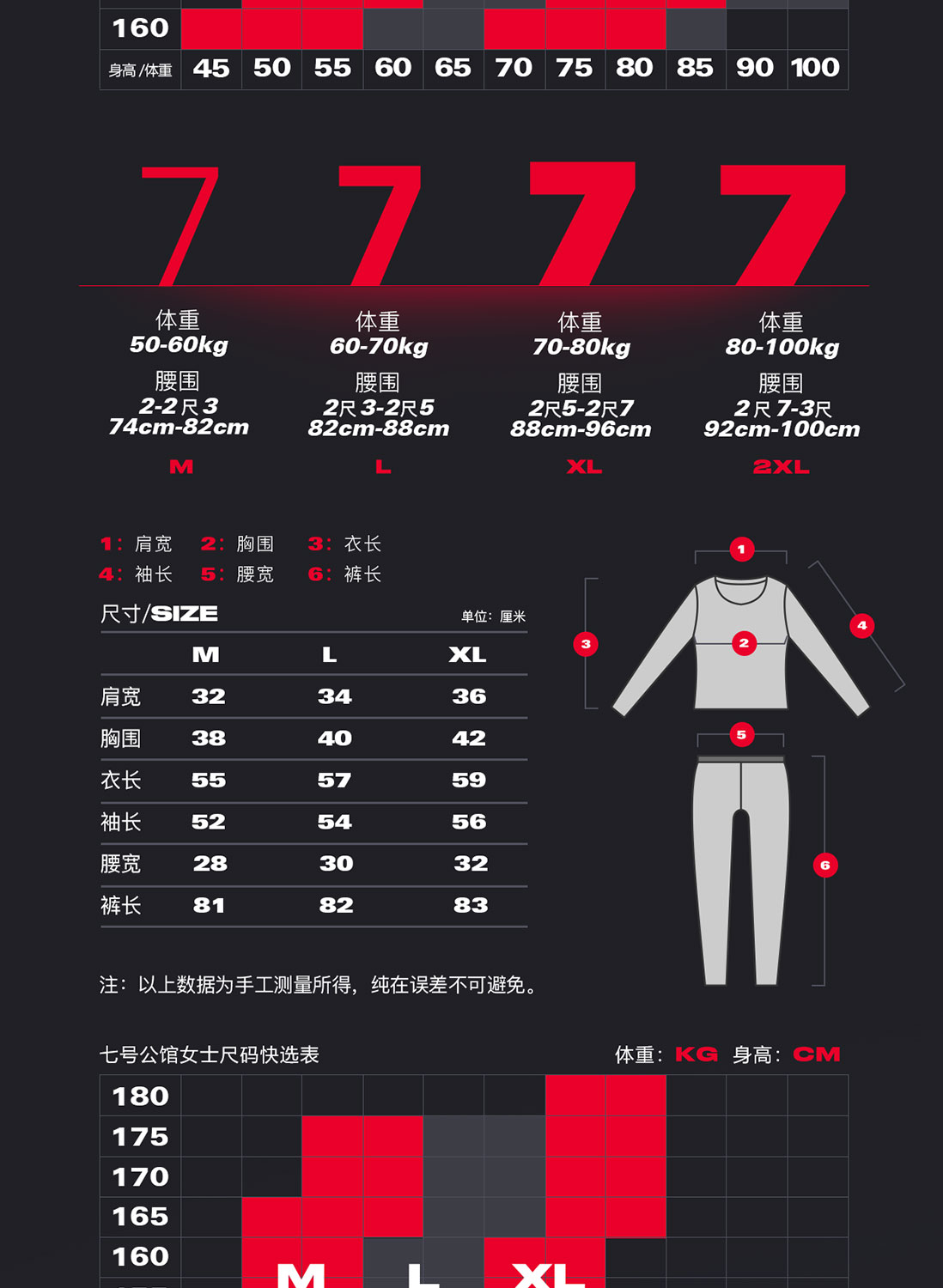 七号公馆 Feelblazing自发热黑科技 男女款轻薄保暖内衣套装 图13