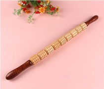 Meridian stick equipment Wood massage equipment double head yoga massage stick roller wooden hammer tool cervical spine fitness stick