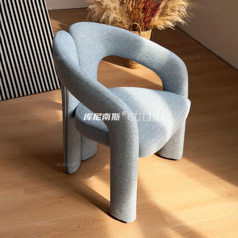 Dudet Dining Chair, Home Lazy Leisure Chair, Internet-Famous Italian Designer Dressing Chair, Single Dressing Chair