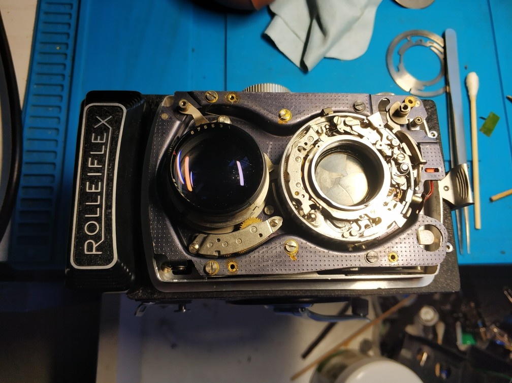 Inspection of film cameras on behalf of inspection service Acceptance of cameras Signing for inspection