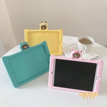 Apply Apple flat 11 silicone gel protective sleeve iPad10 2air5mini34 cartoon full package soft shell Pro9 7