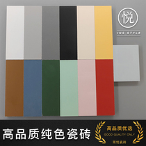 Morandi color kindergarten tiles Nordic Net red shop floor tiles kitchen bathroom wall tiles ins color antique tiles