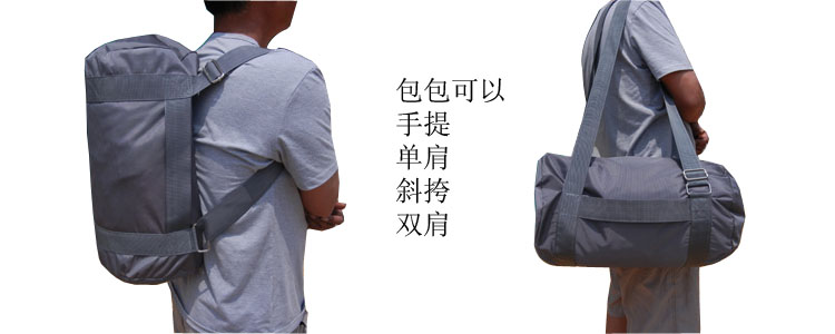 Mới công suất lớn Oxford vải gấp du lịch Li túi xi lanh gối túi đeo tay đeo vai đeo vai tập thể dục túi xách du lịch nữ cao cấp