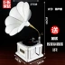 American retro phonograph đồ trang trí nhỏ trang trí nhà phòng khách rượu vang tủ đồ trang sức ghi người chơi mô hình màu đỏ trắng - Máy hát 	kệ đầu đĩa than	 Máy hát