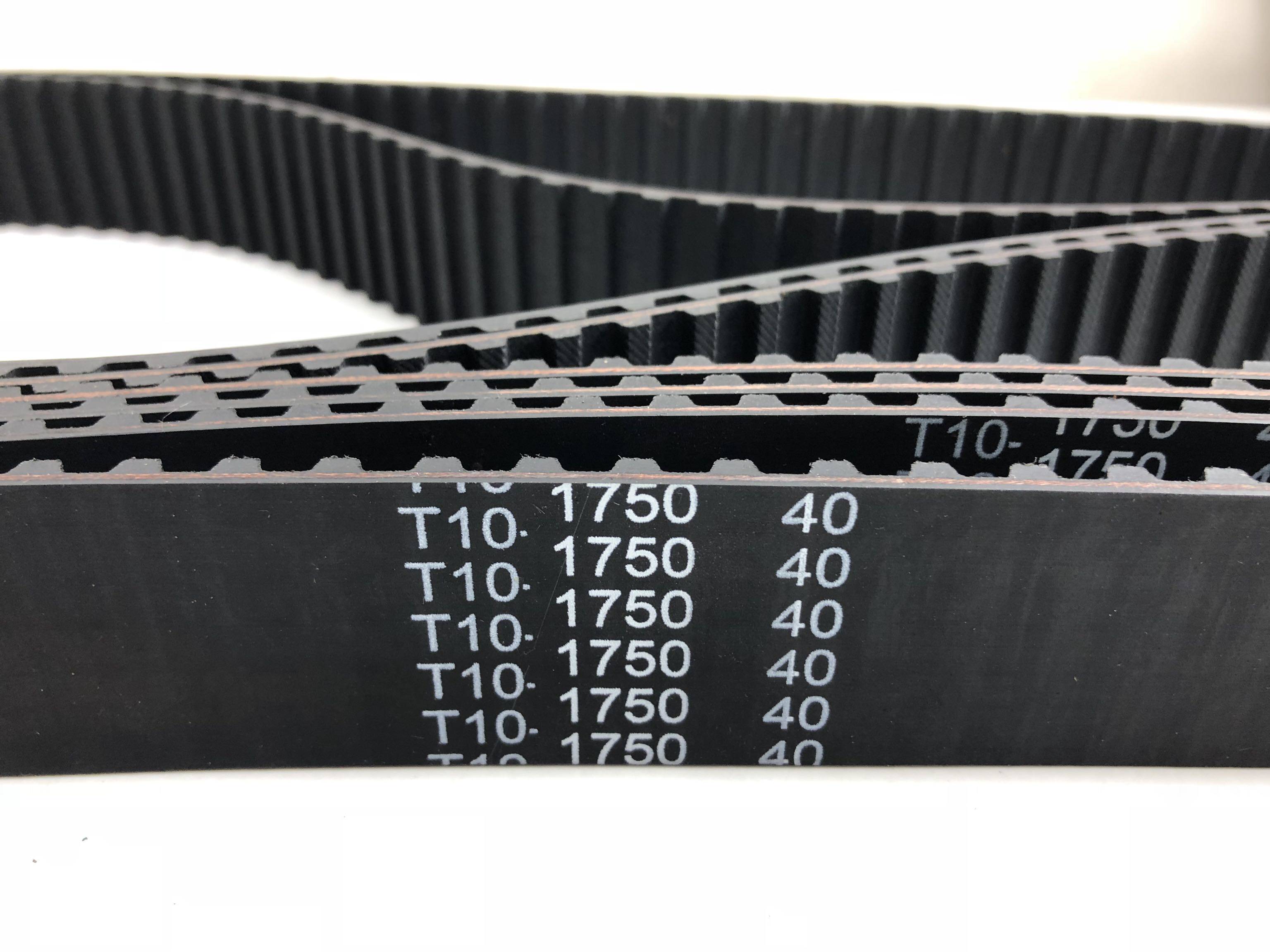 Automatic wire stripping machine synchronous belt T10-1100-28mm 110 tooth circumference 1100 black rubber synchronous belt