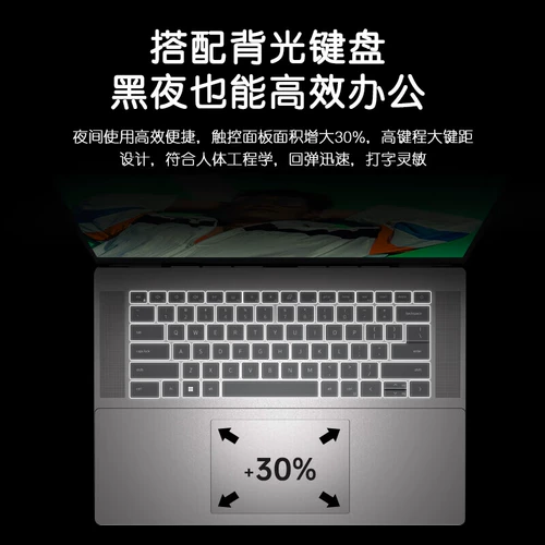 Легкий и тонкий дизайнерский ноутбук для школьников, 16 дюймов, полноэкранный дисплей, 32 гигабайта объём оперативной памяти, 3D